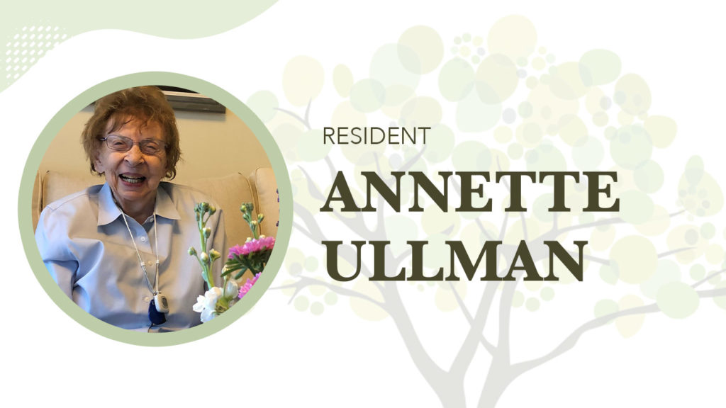 Resident of the month annette ullman